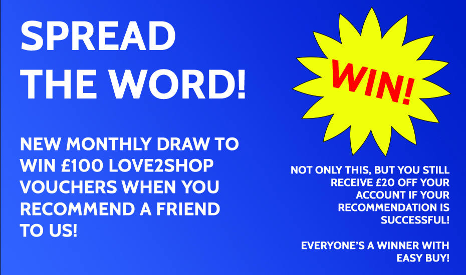 Refer a Friend and be entered into our Monthly Draw to WIN!